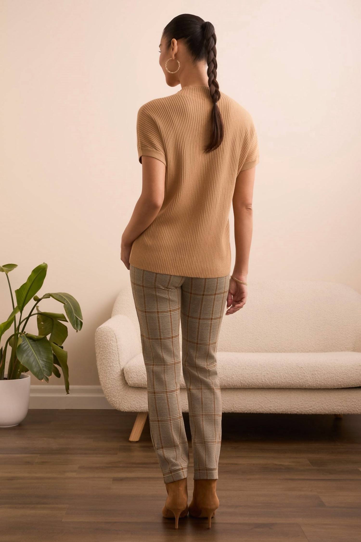 Tribal - Dolman Short Sleeve Tee With Pocket