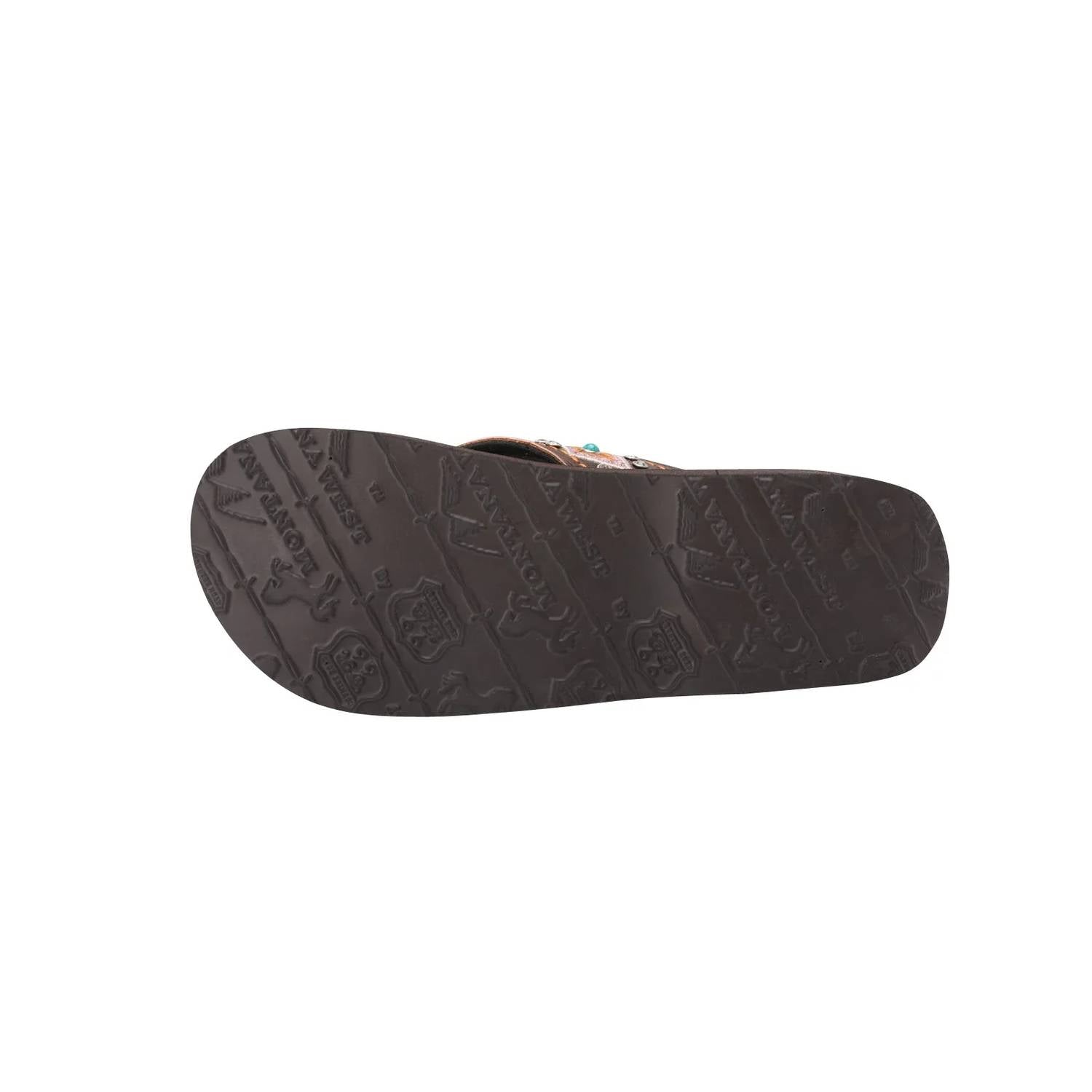 Montana West - Women's Mandala Wedge Flip-flops