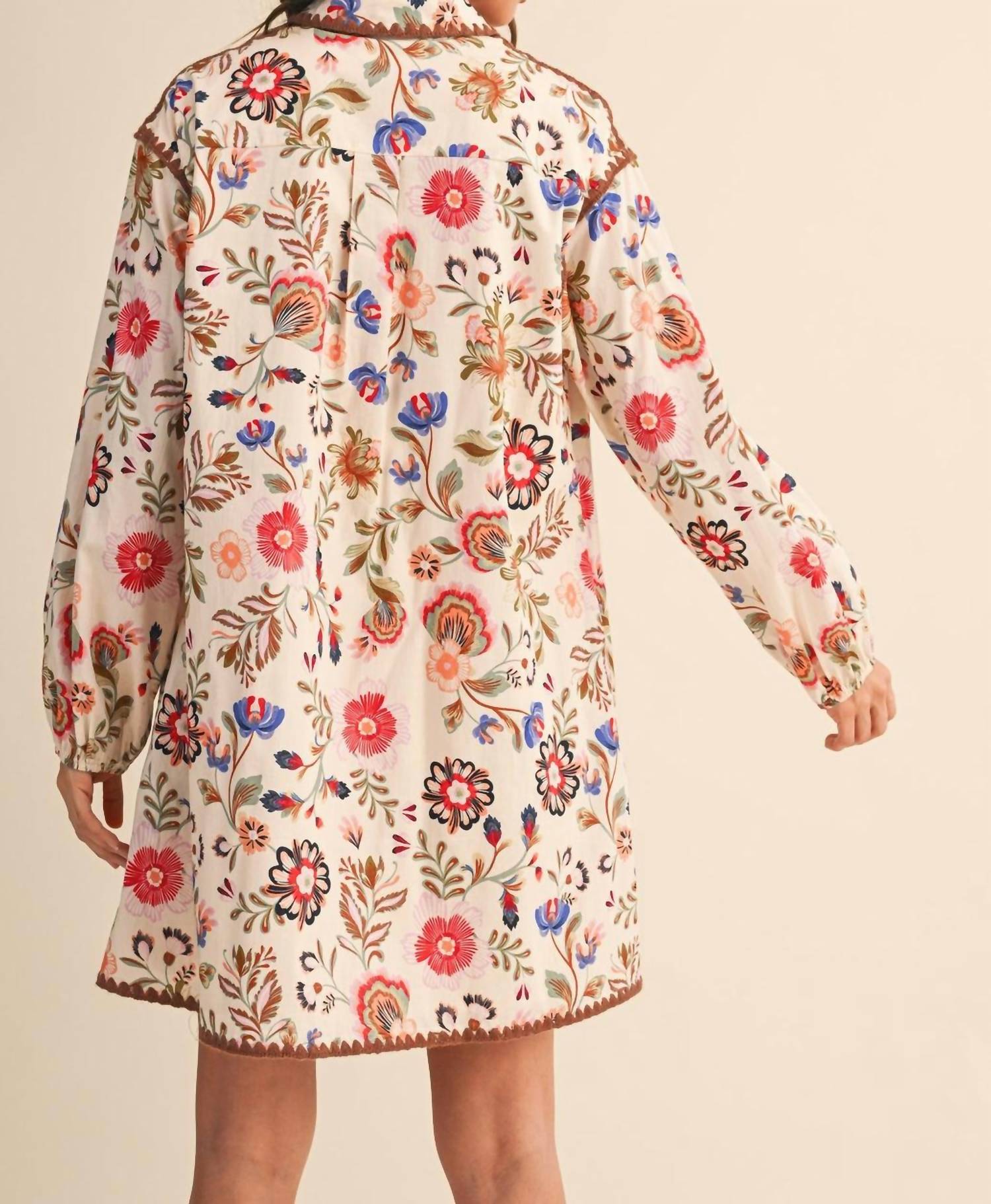 &Merci - Blanket Stitch Dress