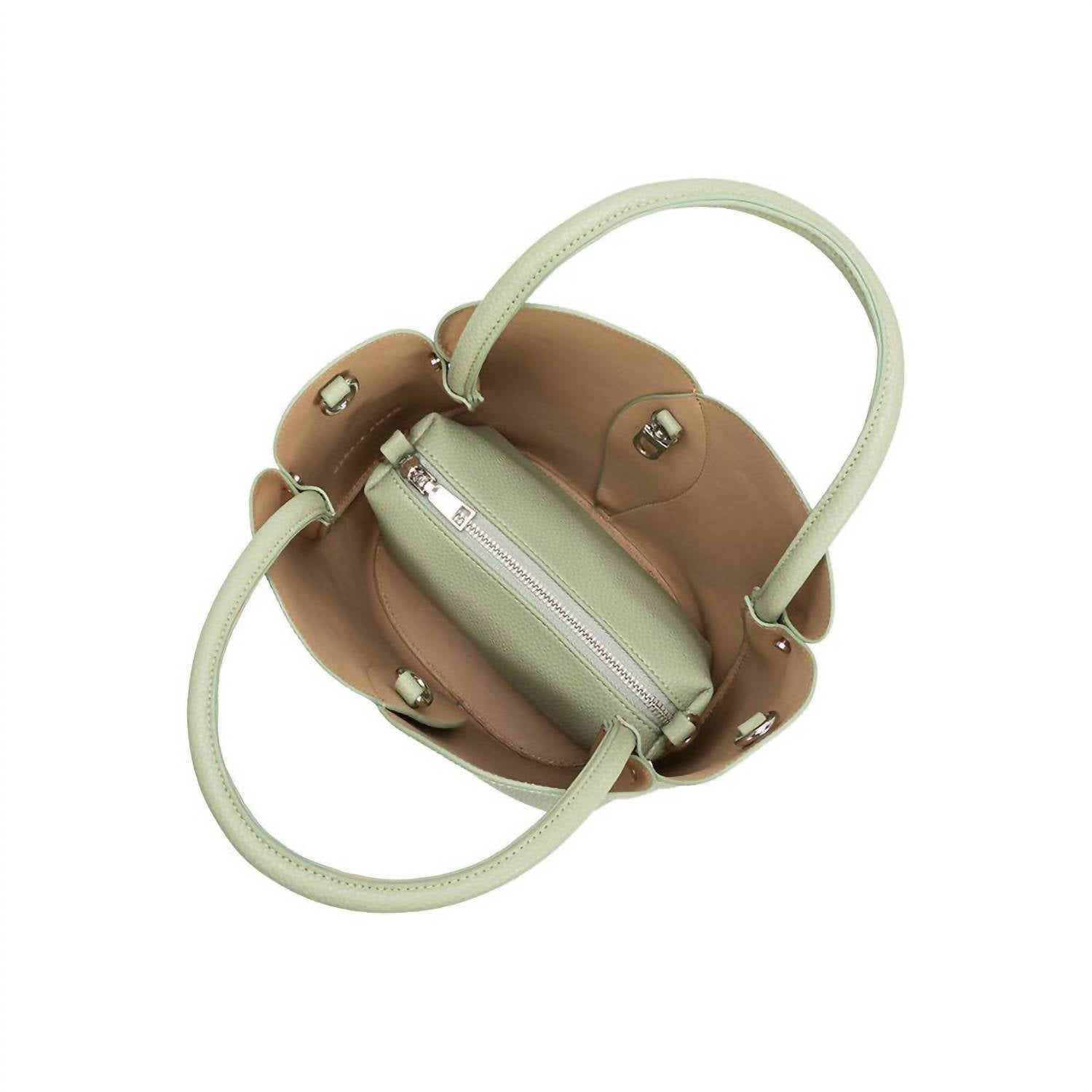 Melie Bianco - Women's Tulip Leather Top Handle Bag