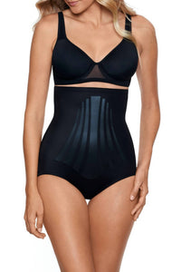Miraclesuit Modern Miracle Lycra Fitsense Hi-waist Brief in black - women's intimate