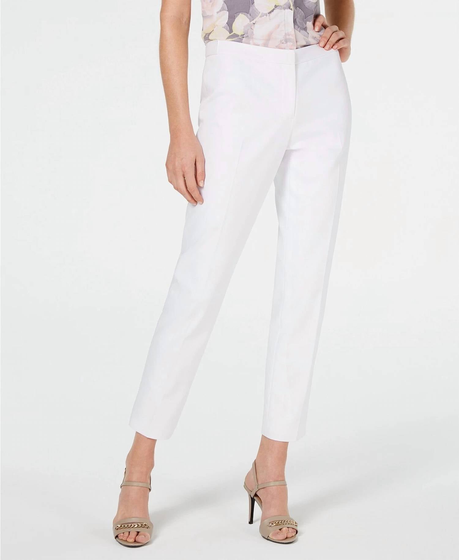 Calvin Klein - Slim Flat-Front Pants