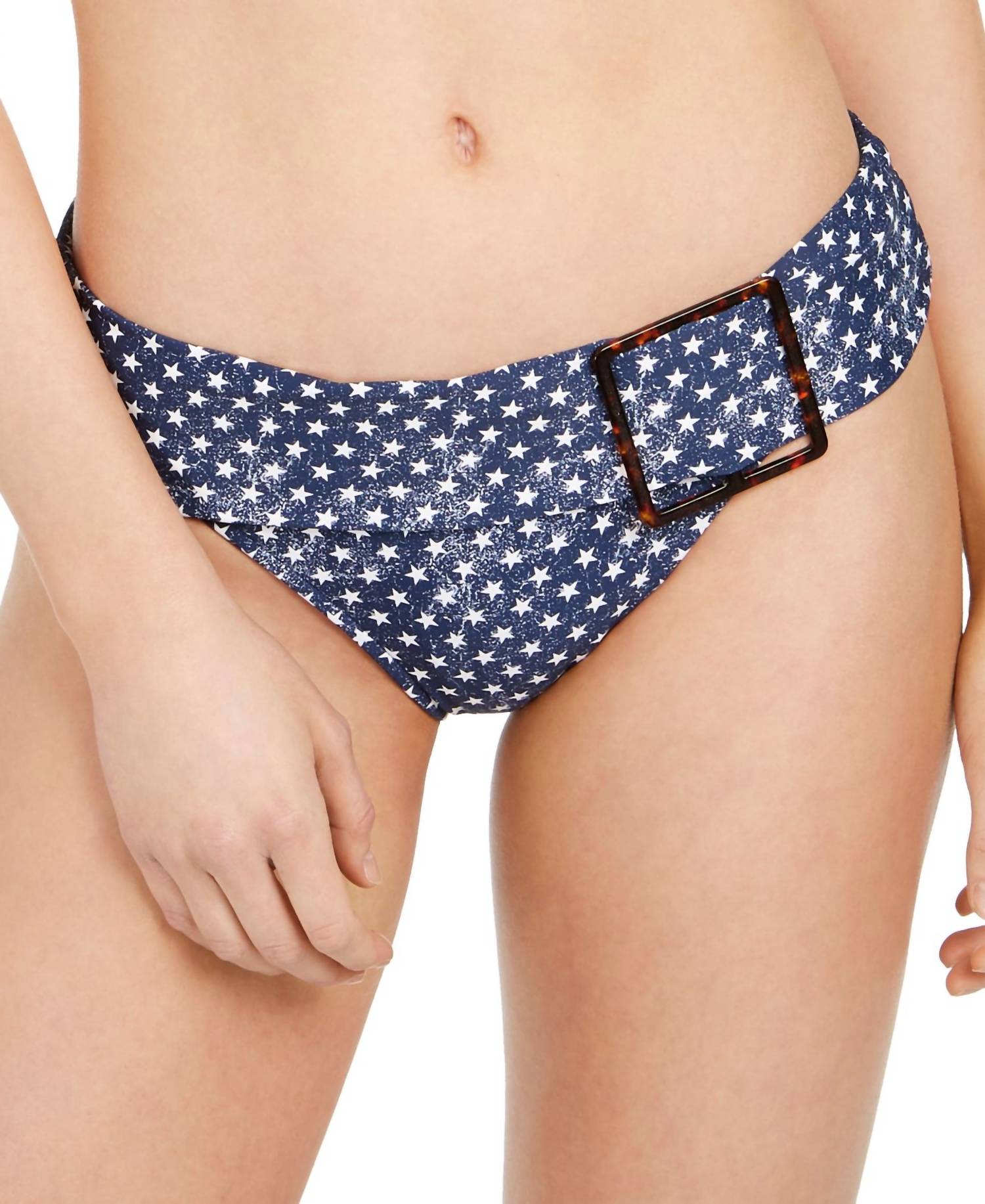We Wore What - Annie Star-print Hipster Bottoms