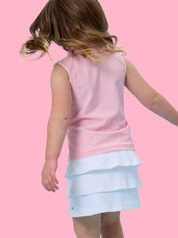 Rufflebutts - Girl's Sleeveless Polo Active Top