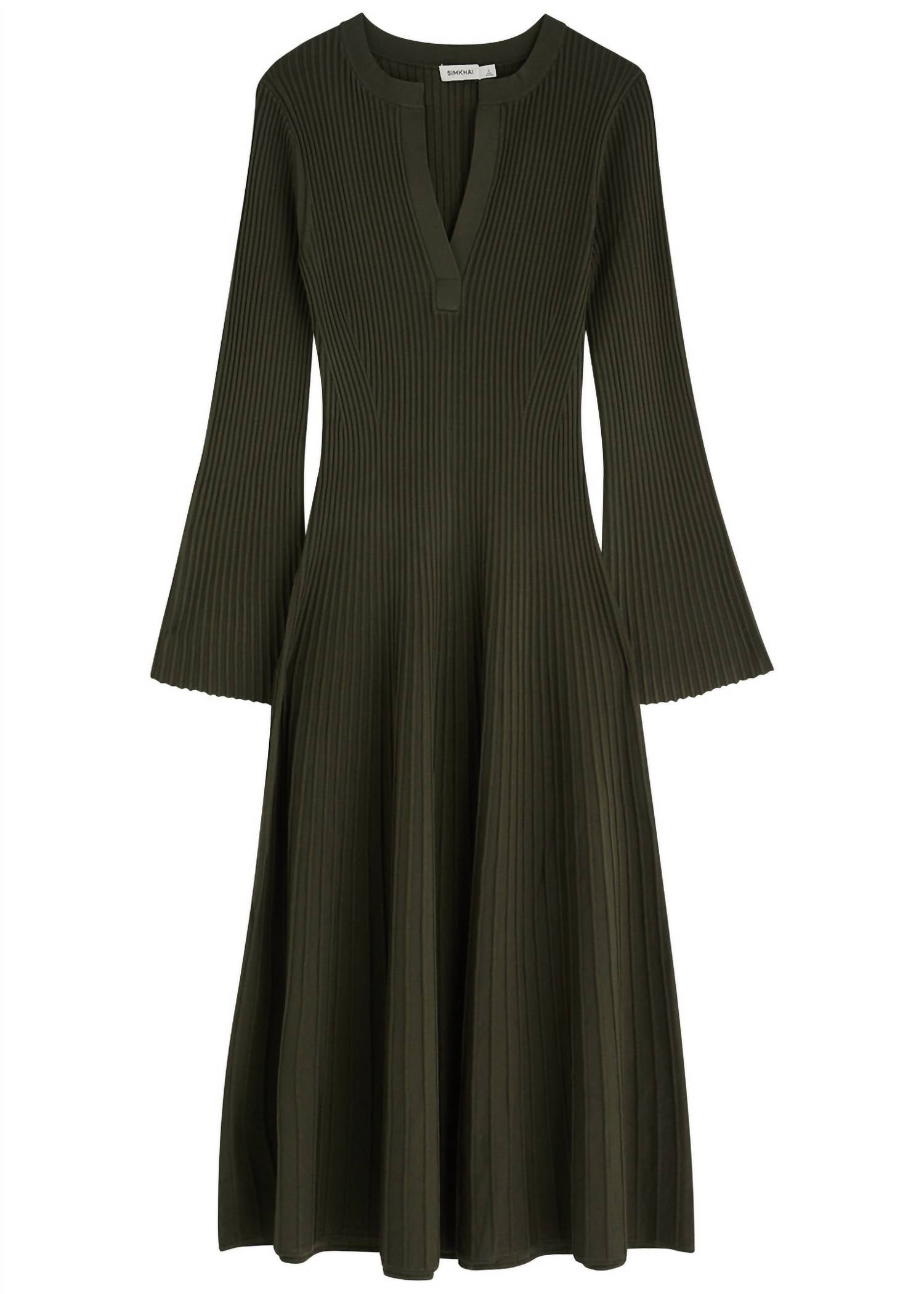 Jonathan Simkhai - Genna Long Sleeve Midi Dress