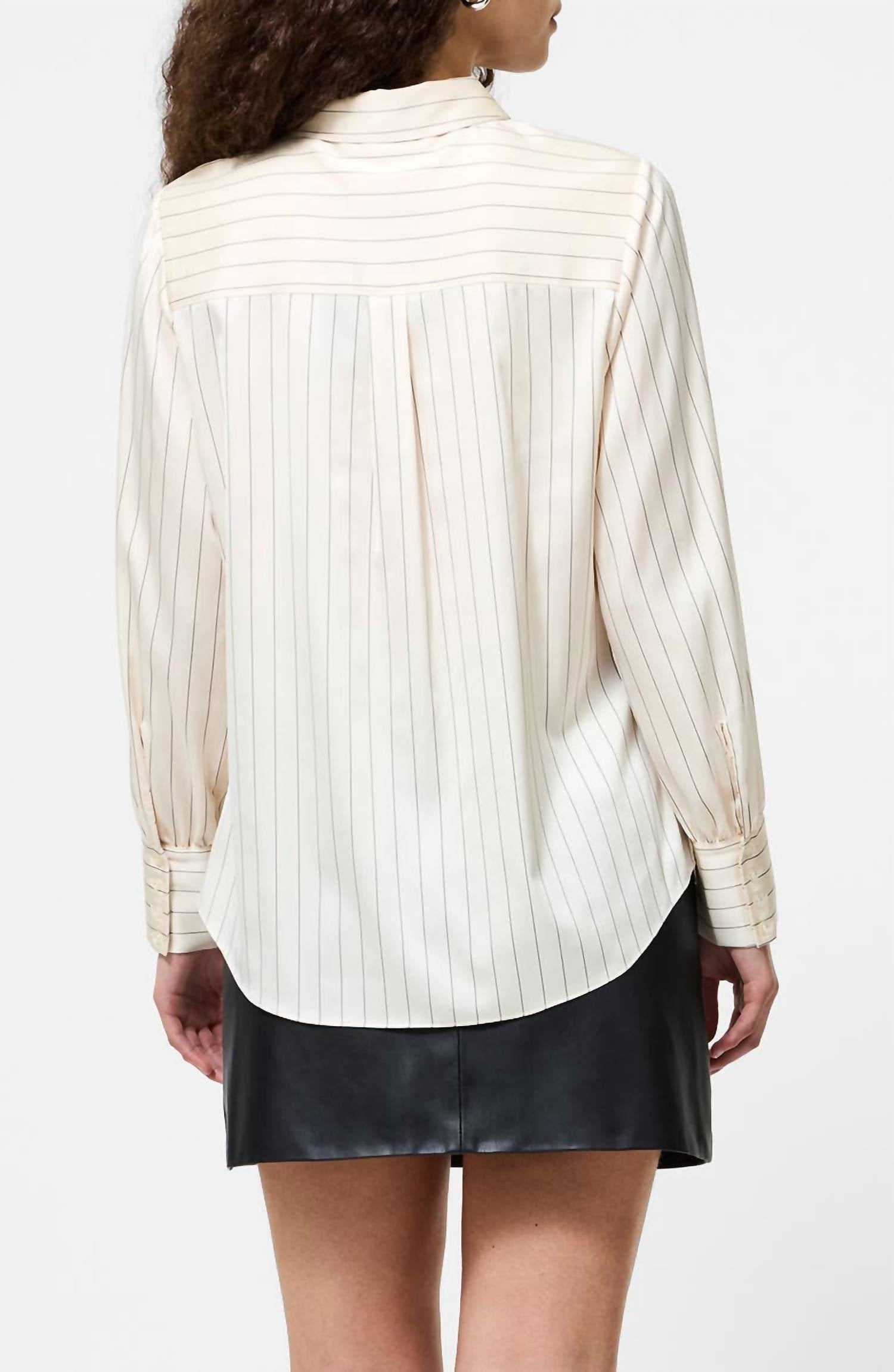French Connection - Satin pinstripe blouse