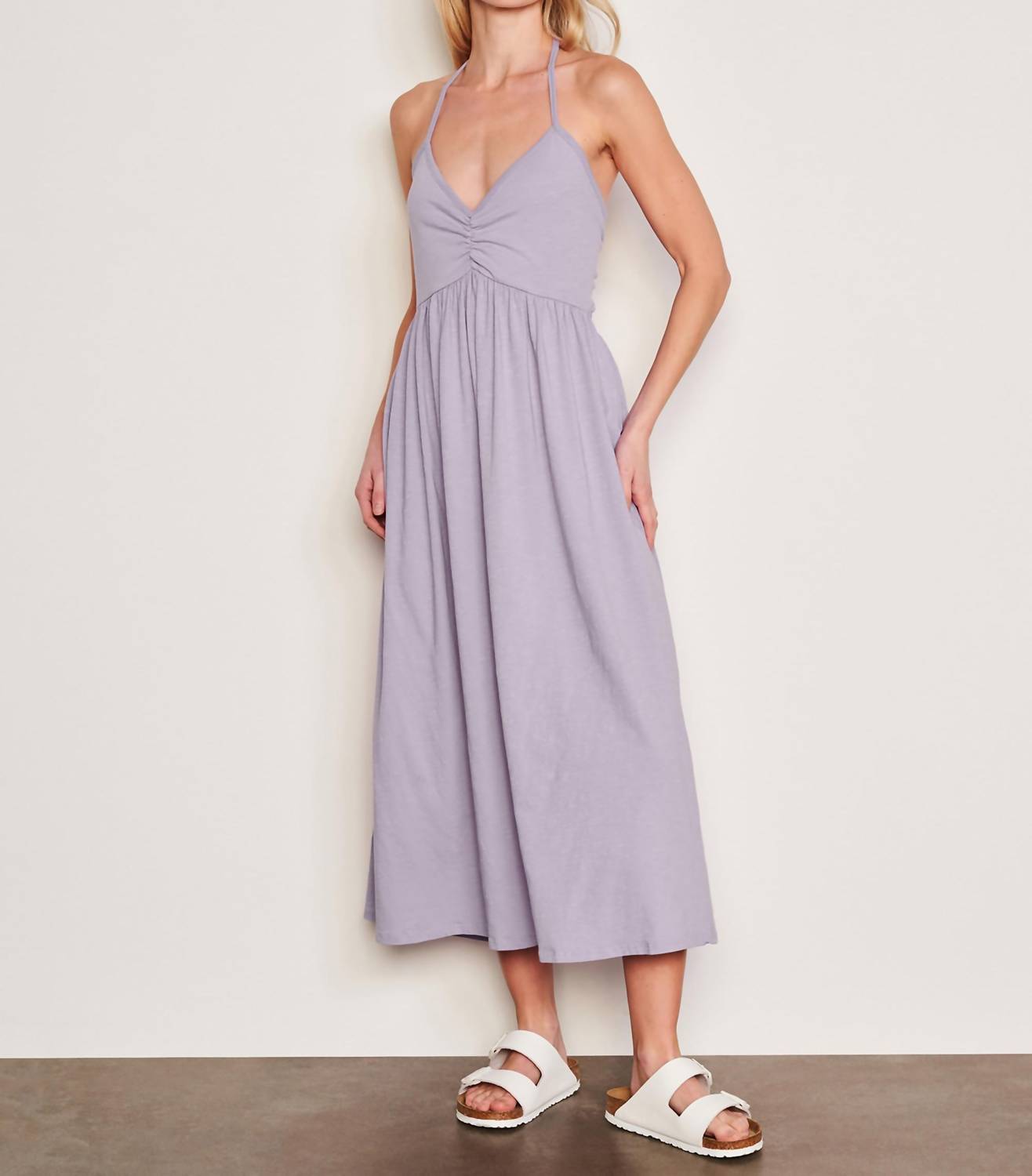 Sundry - Tie Back Midi Dress