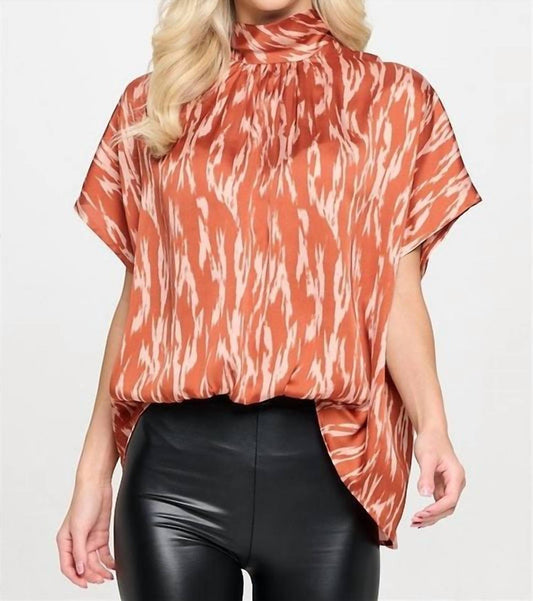 Adrienne - London Bubble Hem Top