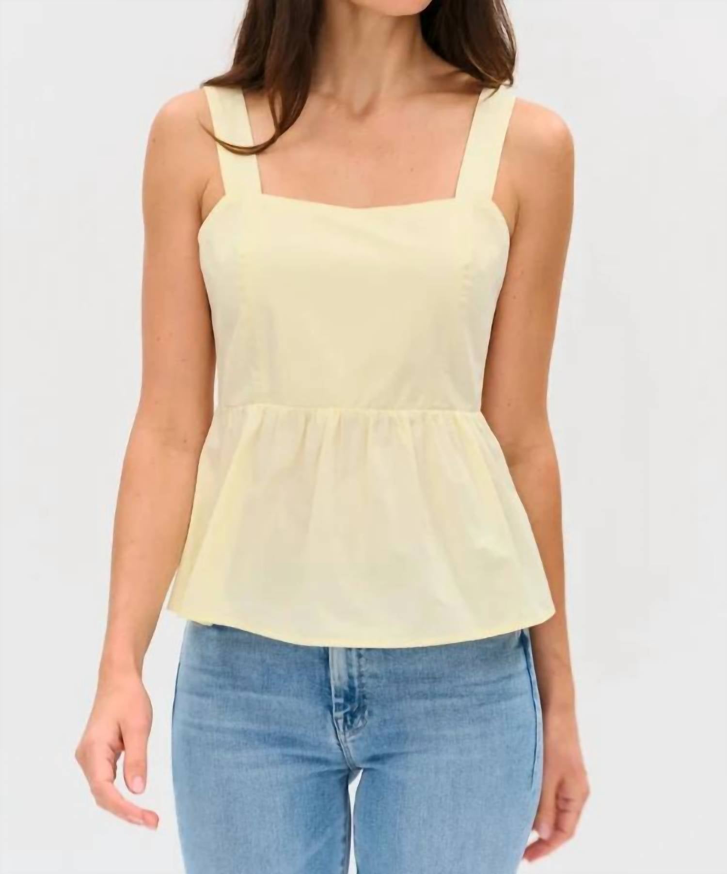 Six/Fifty - Vienna Poplin Shirting Tank