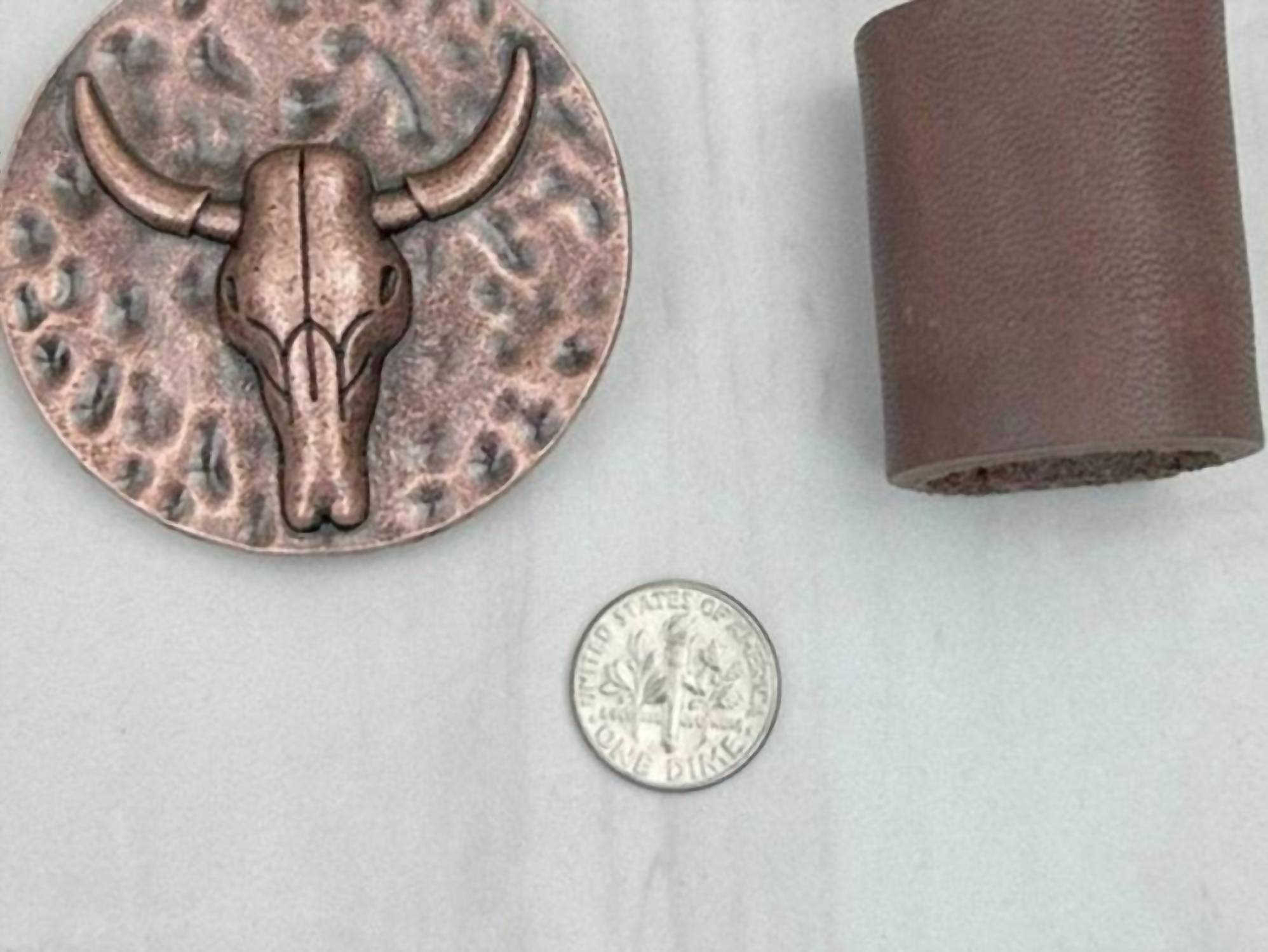 Western Elite Jewelry - Unisex Longhorn Wild Rag Scarf Slide