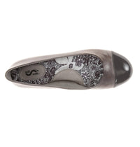 Softwalk Women's Napa Ballet Flats in grey - women's flats - view 6