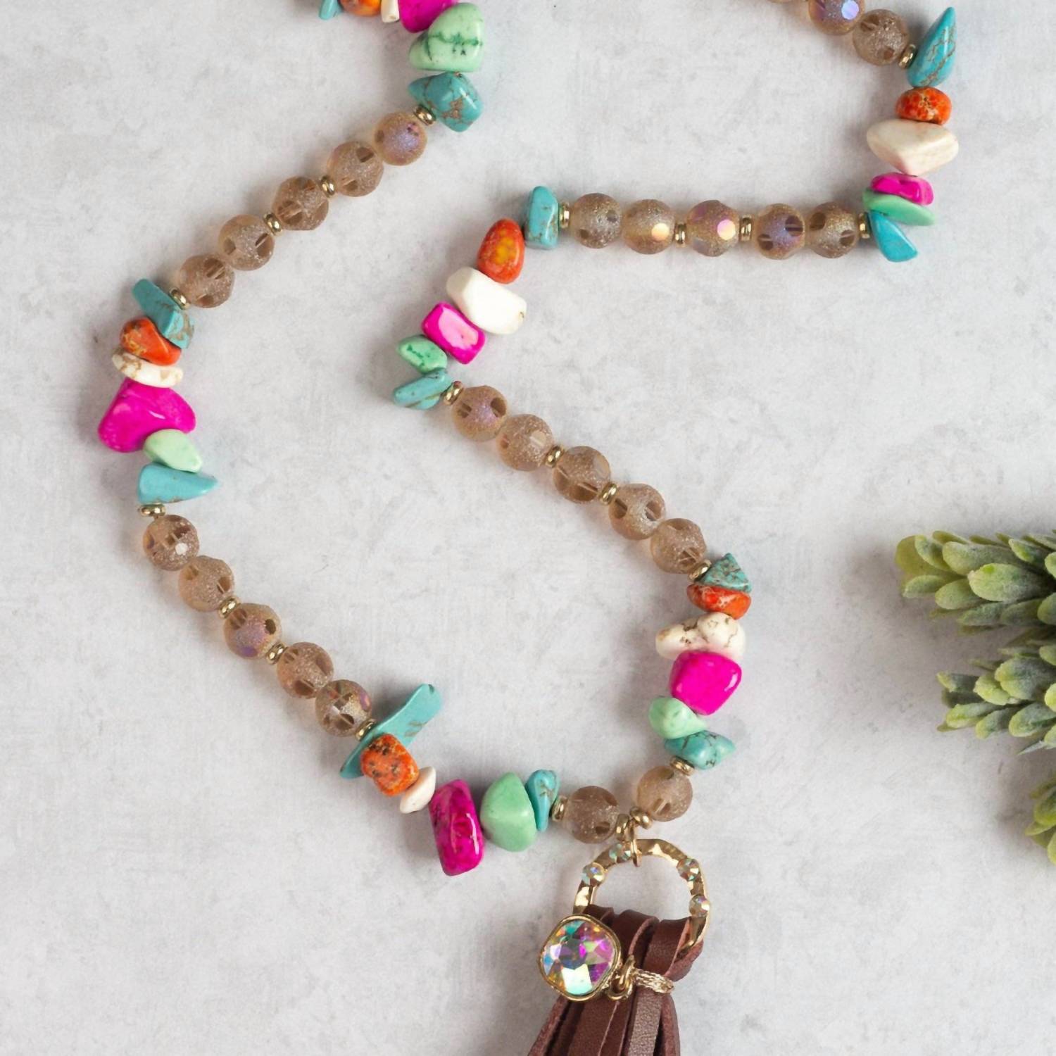Southern Grace - Women's Western Tassel Necklace