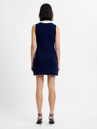 French Connection - Bennet Rib Knit Contrast Mini Dress