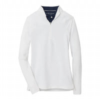 PETER MILLAR Raglan-sleeve Perth Layer Pullover in white - women's top - view 5
