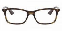 Ray Ban Unisex Rx7047 Glasses in matte havana - men's accessory - detail view