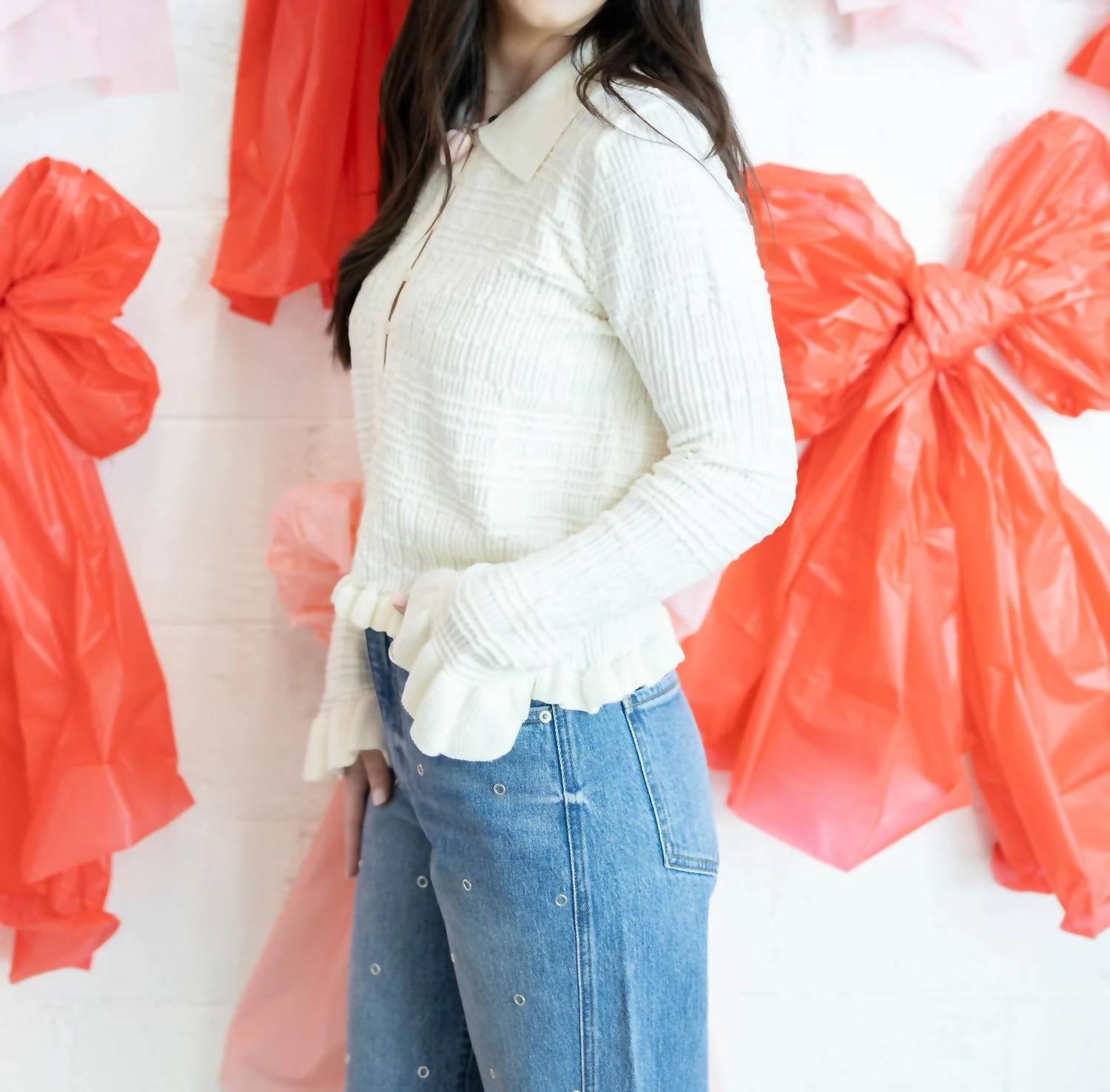 Storia - Clara Ruffle Cardigan