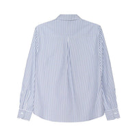 sundays Women's Sun Aspyn Shirt in navy stripe - women's long sleeve top - view 4