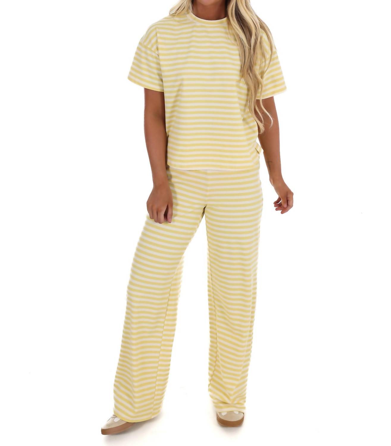 Things Between - Straight Line Stripe Two Piece Set
