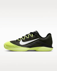 NIKE Women's Vapor 12 Hard Court Tennis Shoes in black light lemon twist blue ribbon heather white - women's shoe - alternate view