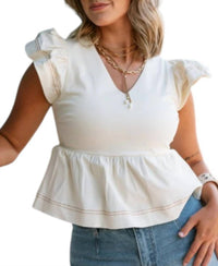 Tcec - Chloe Peplum Top