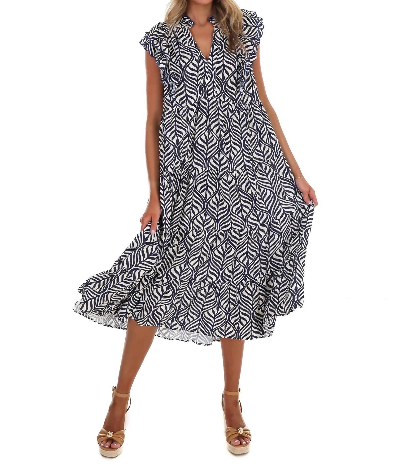 Umgee - Women's Tropic Drift Midi Dress