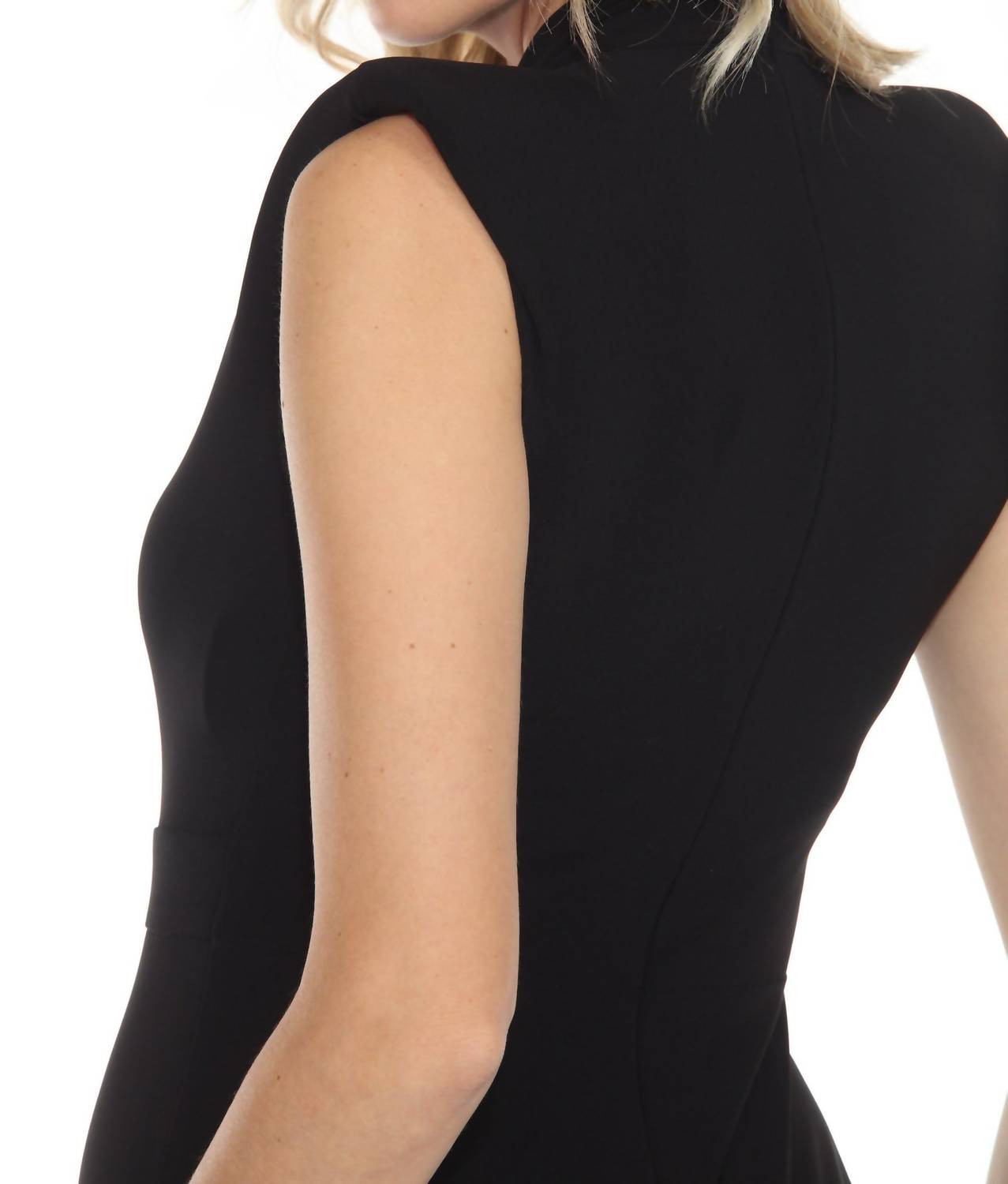 Joseph Ribkoff - Wrap Neck Cropped Wide Leg Jumpsuit