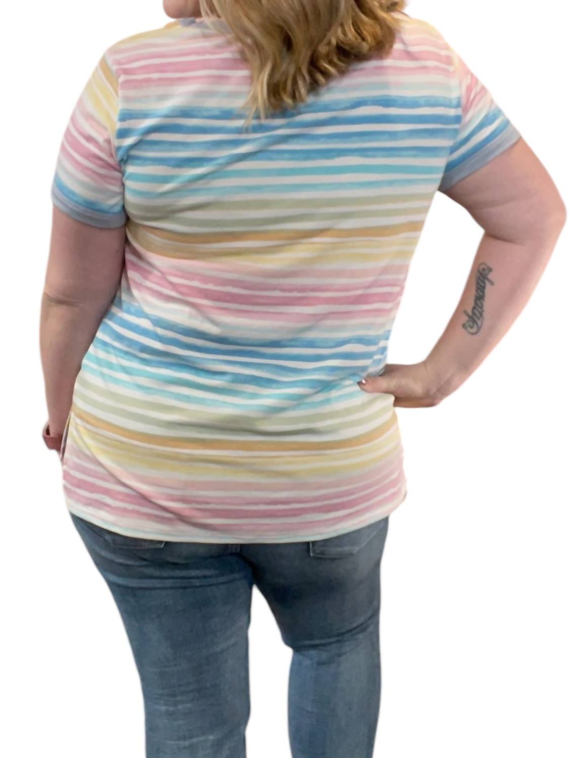Honeyme - Pastel Watercolor Everyday Tee