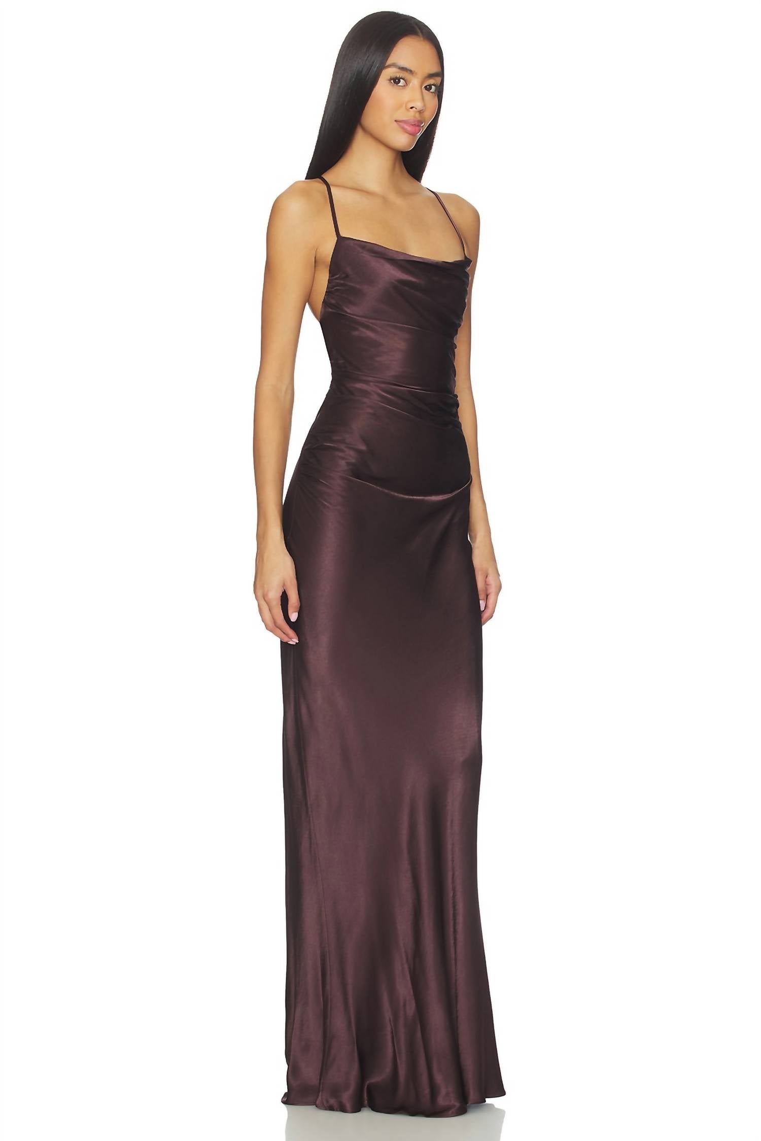 Shona Joy - La Lune Lace Back Maxi Dress