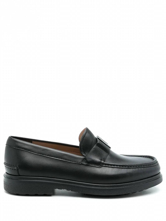 Salvatore Ferragamo - Men's Leather Plano Loafers