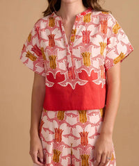 Thomas & Lourdes - London Short Sleeve Top