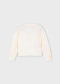 Mayoral - Girl's Fuzzy Crewneck Sweater