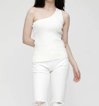 Moussy - One Shoulder Knit Tank