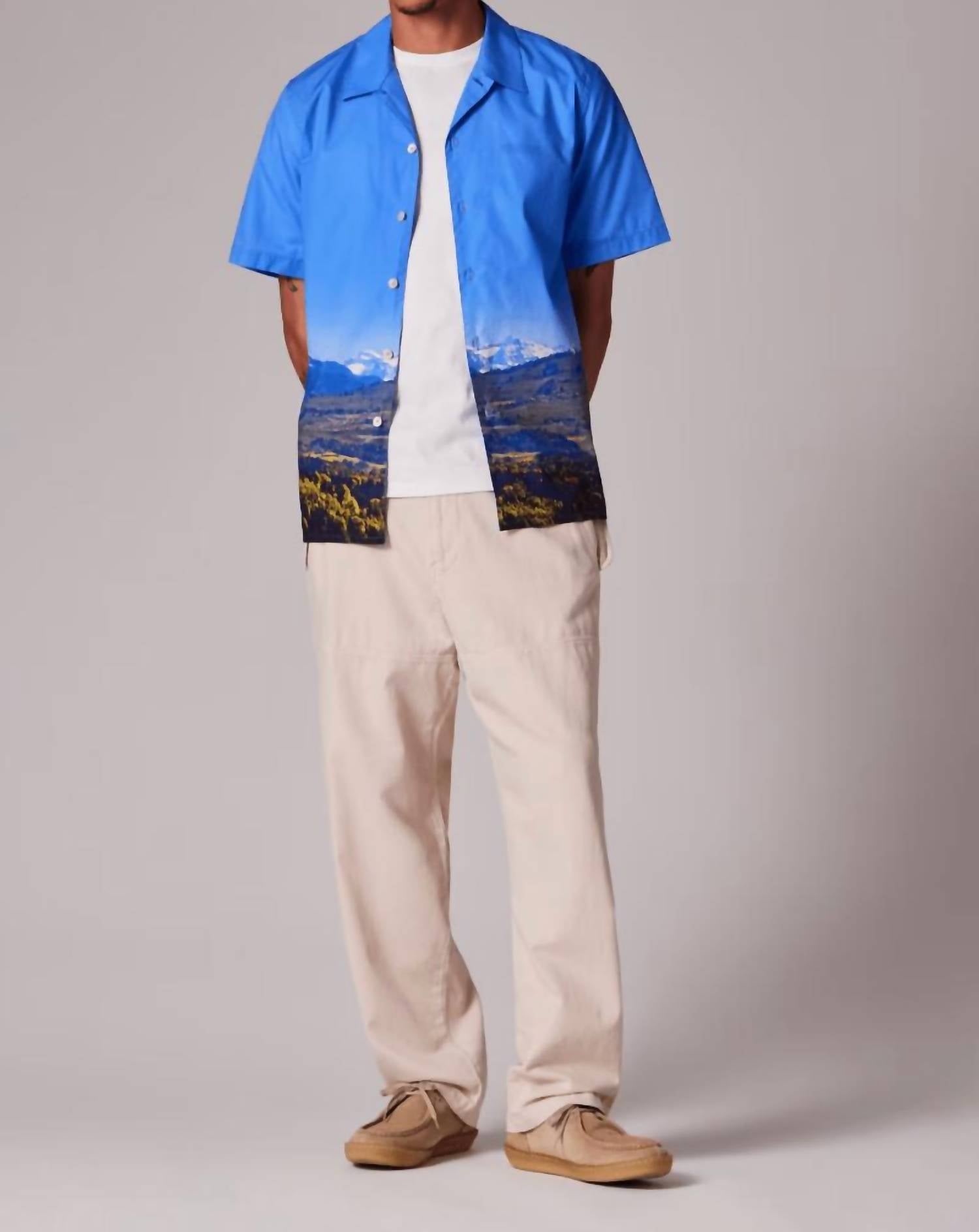 Paul Smith - Swiss Alps Print Short-sleeve Shirt