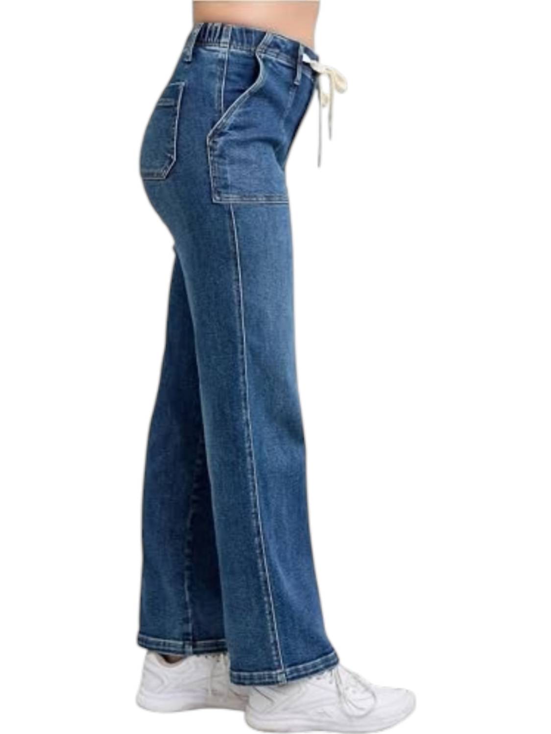 Judy Blue - High Waist Draw String Jeans