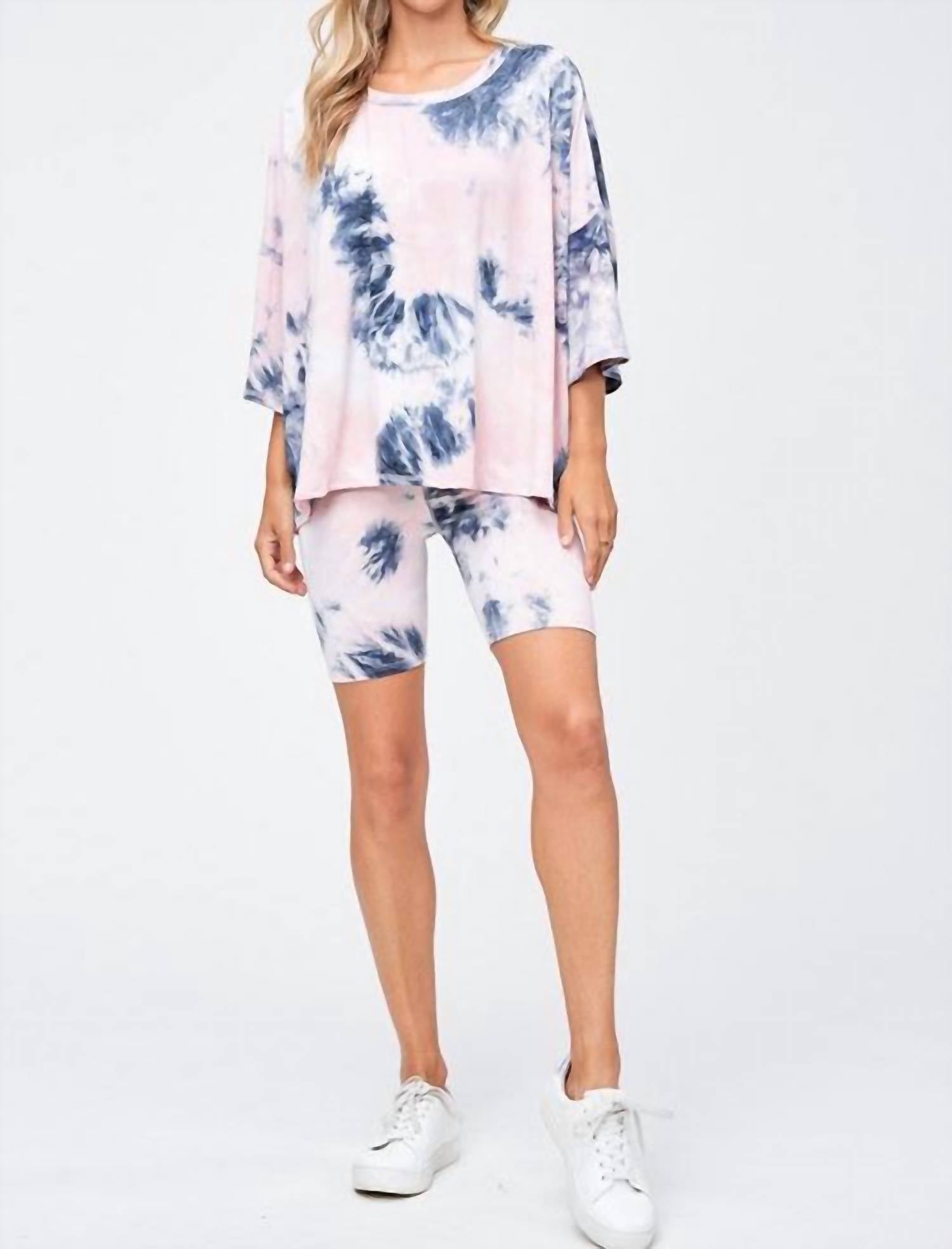 Phil Love - Starlet Tie Dye Shorts Set