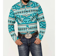 Rock & Roll Denim - Long Sleeve Snap Stretch Western Shirt