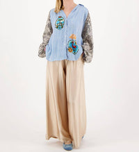 Me369 - Women's Annie Wide Leg Pants