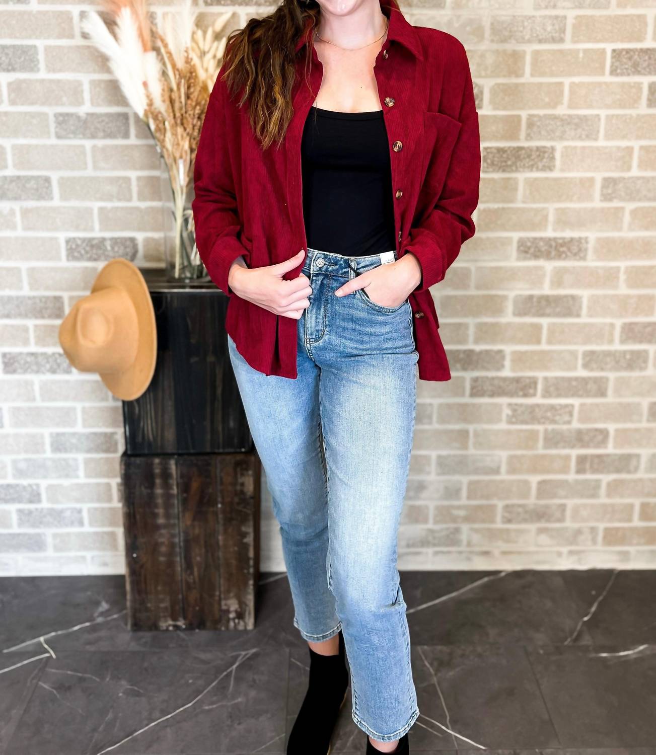 Brynlee Corduroy Shacket