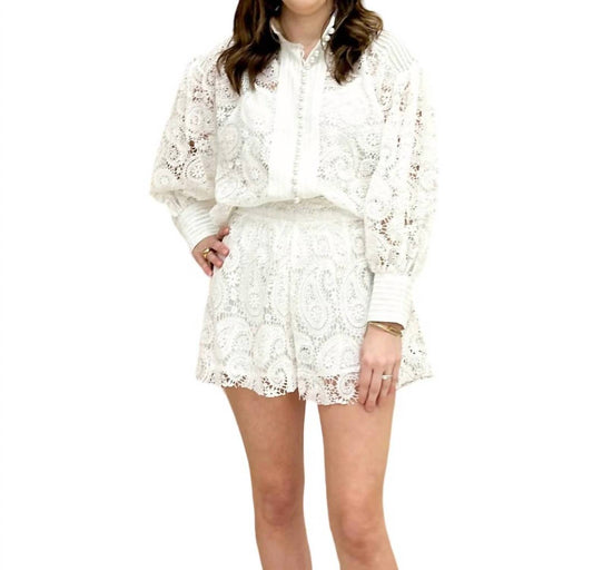 Beulahstyle - High Waisted Lace Short