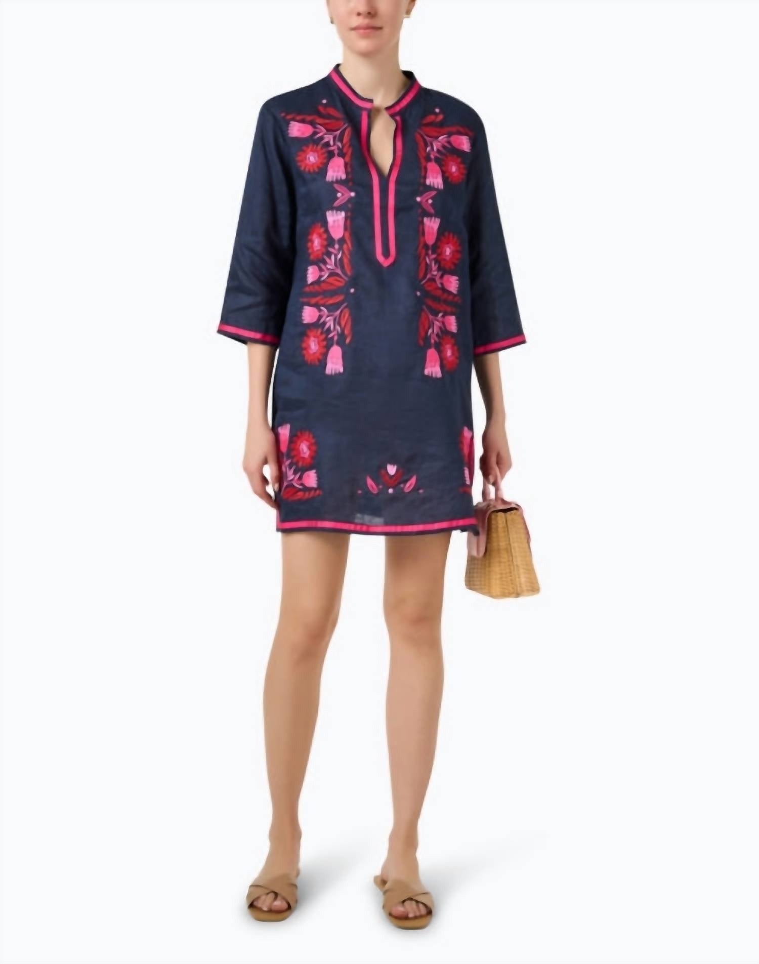 Vilagallo - Embroidered Dilletta Dress