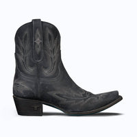 Lane Boots Women's Lexington Western Bootie in distressed black - women's shoe
