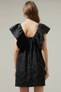 Sugarlips - Arielle Jacquard Mini Babydoll Dress