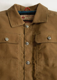 Iron & Resin Men's Waxed Canvas Mechanic Jacket in tan - men's jacket - view 6