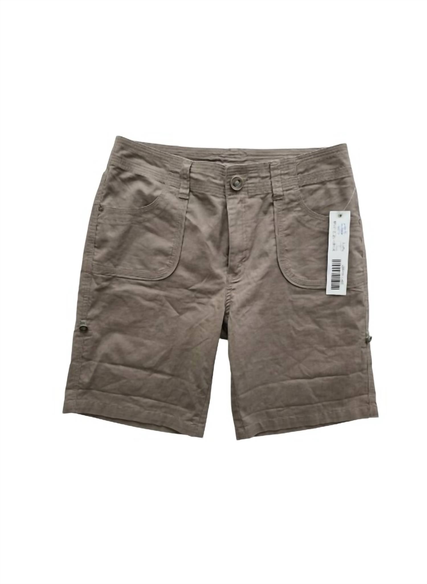 TRIBAL Women's Roll-up & Roll-down Shorts in earth - women's shorts