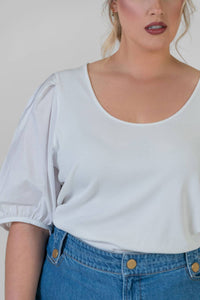 Marie Oliver - Leigh Pull-on Scoopneck Top - Plus