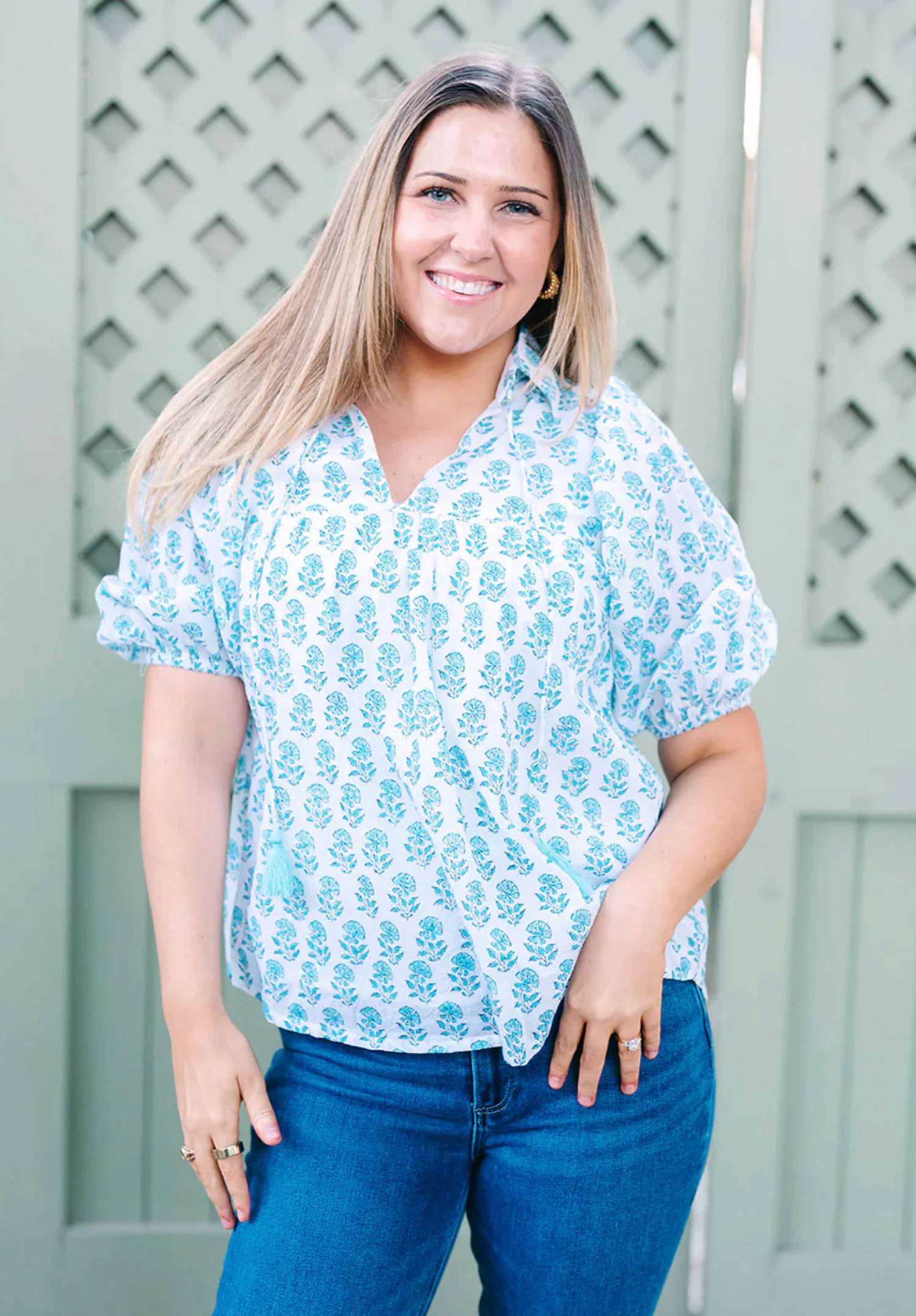 Victoria Dunn - Middleton Ruffle Collar Blouse
