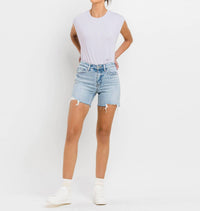 Vervet By Flying Monkey - High Rise Denim Shorts