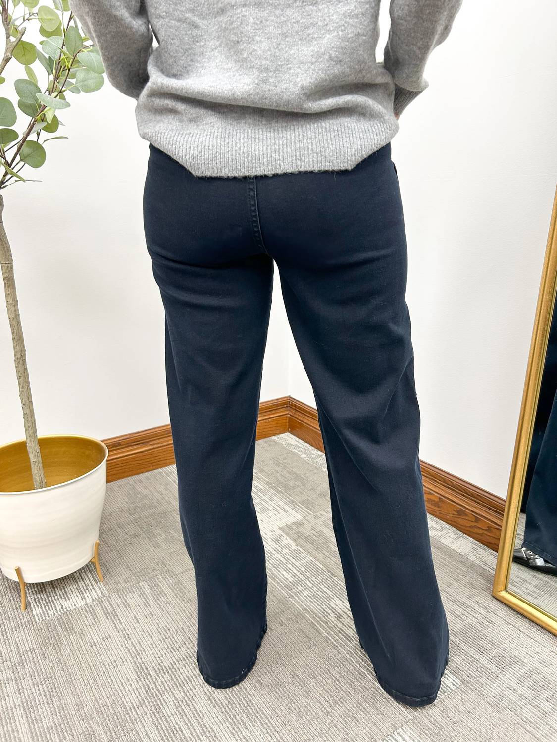 Jbd. - Women's Wide Leg Flare Patch Pocket Jeans