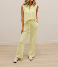 Skies Are Blue - Soft Modal Easy Pull On Drawstring Pants