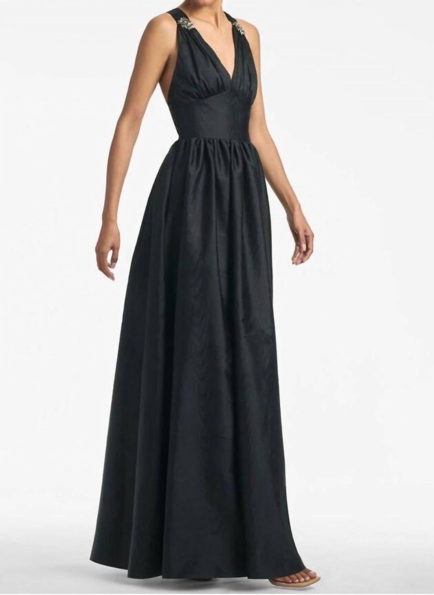 Sachin & Babi - Kenzia Moiré Taffeta Gown